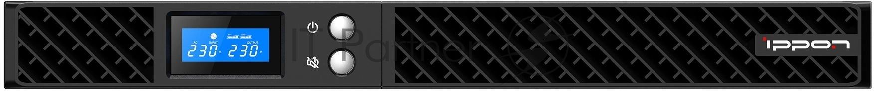 Источник бесперебойного питания Ippon Pacific II 1U 700 / 700 ВА / 630 Вт / 6 x IEC 320 C13