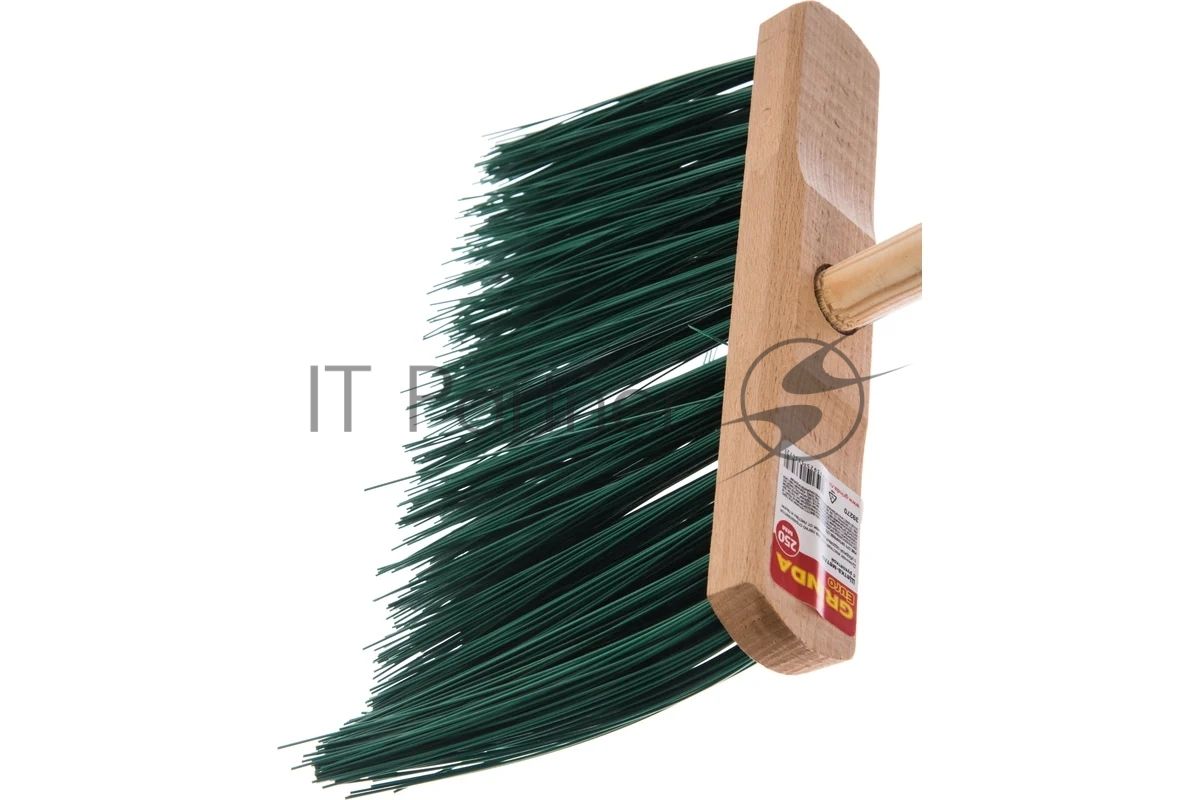 Щётка GRINDA 39270  метла ''euro'' с рукояткой жесткая пластиковая щетина