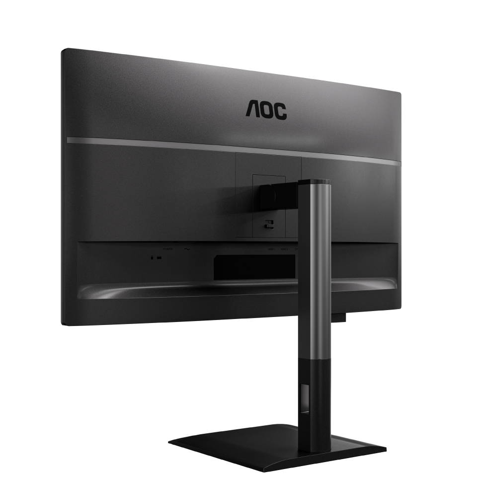 Монитор 27" AOC Q27P4U IPS 2560x1440, 120 Гц, 4 мс, 16:9, 350 кд/м², 2xHDMI 2.0, DP 1.2, USB-C (15 Вт PD), USB Hub (3x USB-A), 3.5 Jack, динамики (2x2 Вт), HDR10, Adaptive-Sync, черный
