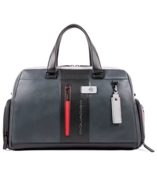 Сумка дорожная Piquadro Urban BV4447UB00/GRN серый/черный натур.кожа