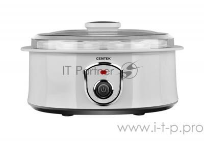 Йогуртница Centek CT-1442 15 Вт, 200 мл, емкостей - 7 шт, материал баночек - стекло, белый