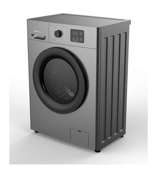 Стиральная машина Evelux EW 46121 S серебристая, загрузка фронтальная 6кг, 1000 об/мин., класс: A++