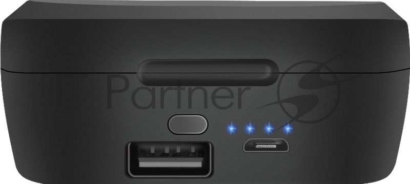 Наушники TWS Defender Twins 639 черный, внутриканальные, Bluetooth, до 4 ч