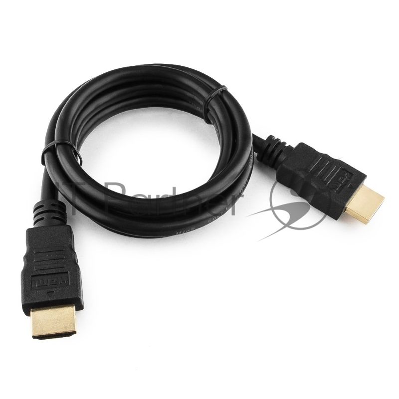 Кабель Cablexpert HDMI CC-HDMI4-1M, 19M/19M, v2.0, медь, позол.разъемы, экран, 1м, черный, пакет