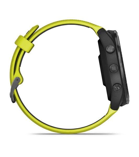 Умные часы Garmin Forerunner 965, 1.4" AMOLED, Wi-Fi, Bluetooth, NFC, GPS, 50м, черный / желто-черный