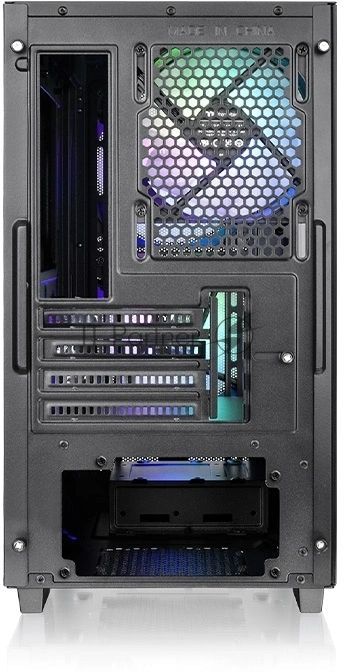 Корпус Thermaltake Versa H16 TG ARGB черный без БП mATX 11x120mm 7x140mm 2xUSB3.0 audio bott PSU