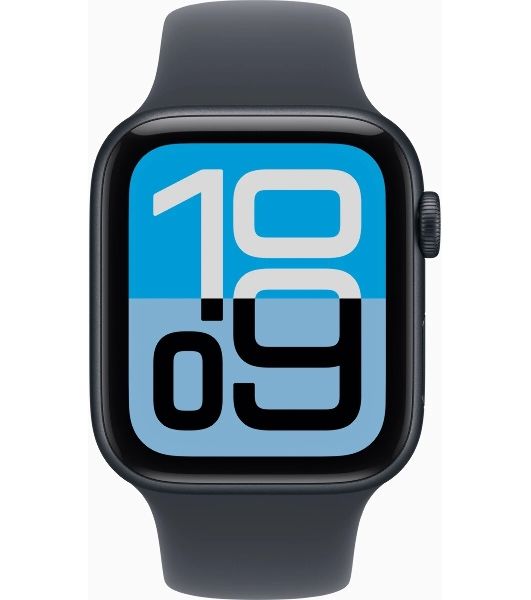 Умные часы Apple Watch SE 3 2025 A3325, 1.78" OLED, отсутствует, Wi‑Fi, Bluetooth 5.3, защита от воды, темно‑серый
