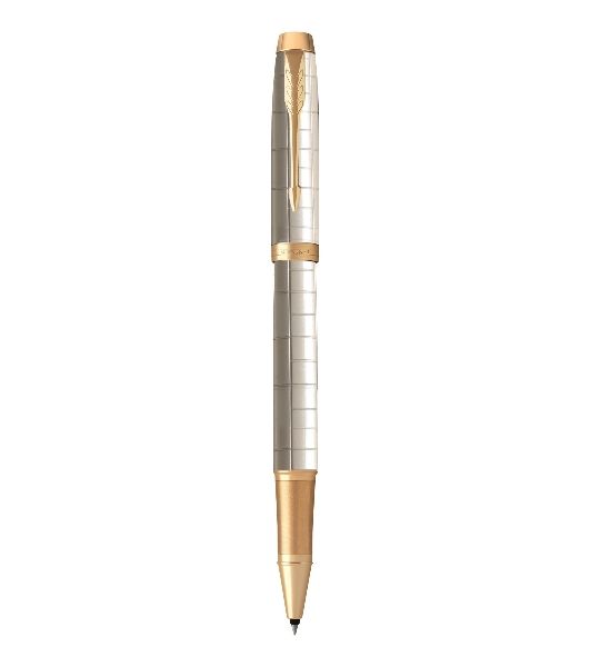 Ручка роллер Parker IM Premium T318 (CW2143646) Pearl GT, F, черные чернила, подарочная коробка