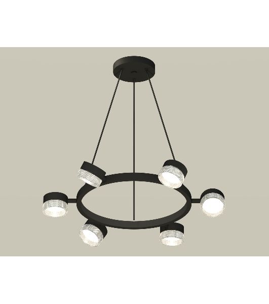 Светильник Ambrella light XB9193250/6 SBK/CL черный песок/прозрачный GX53 (C9193, N8480)
