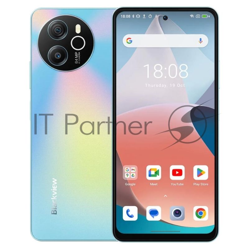 Смартфон Blackview SHARK 8, 8/128Gb, голубой