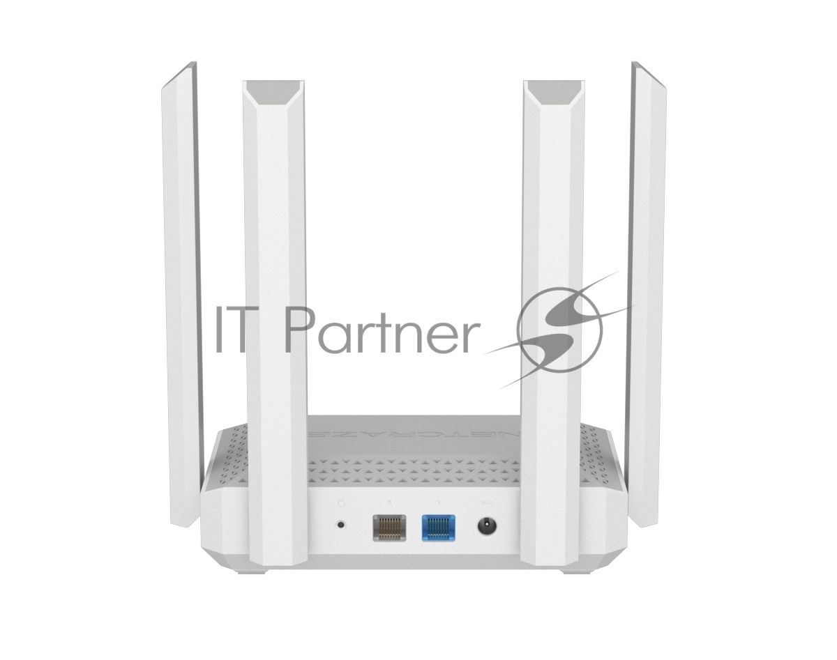 Маршрутизатор Netcraze Challenger Мультигигабитный интернет-центр с Mesh Wi-Fi 6 AX3000, 2 портами 2.5 Gigabit Ethernet и переключателем режима роутер/ретранслятор