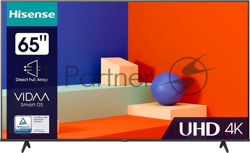 Телевизор Hisense 65" 65A6K черный LED UHD 60Hz Smart