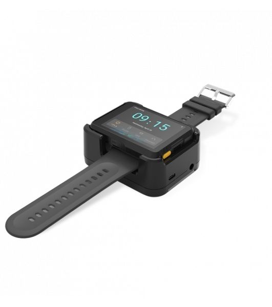 Терминал сбора данных WD1 Wearable Watch Device with 2.8" Touch Screen, 3GB/32GB, BT, WiFi, 4G, GPS and Camera. Incl. wrist band, USB-C cable and MultiPower adapter. OS: Android 13.0 GMS.