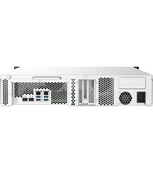 Сетевое хранилище без дисков SMB QNAP TS-832PXU-4G 8-Bay AL324 quad-core 1.7 GHz 2U rackmount NAS, 4Gb DDR4 UDIMM RAM (max 1x16Gb), SATA 6Gb/s, 2x 10GbE SFP+ LAN, 2x2.5 GbE LAN, 1x PCIe Gen2 x2 slot. W/o RAIL-B02