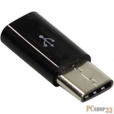 Переходник ORIENT USB 2.0 micro-Bf (5pin) UC-201 -> Type-Cm (24pin), черный