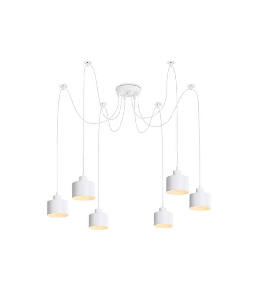 Светильник Ambrella light TR8131/6 WH белый E27*6 max 40W D700*800
