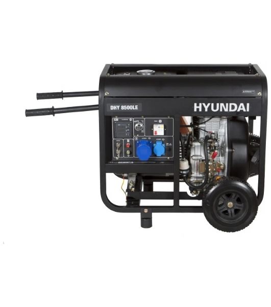 Электрогенератор дизельный Hyundai DHY 8500LE, 7.2 кВт, 79 дБ, 116 кг
