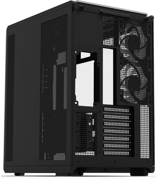 Компьютерный корпус ZALMAN MidTower P60 black (ATX, без БП, 2xUSB 3.0+USB Type C, 5x120мм ARGb) (Zalman P60 Black)