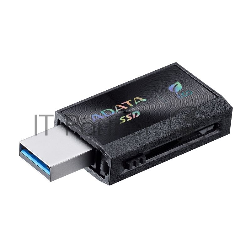 Внешний SSD ADATA SC730, 1TB, USB 3.2 Gen 2 Type-A/Type-C, R/W 600/600, черный