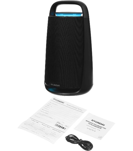 Портативная акустика Hyundai Select H-MC1242 черный 160Вт USB BT