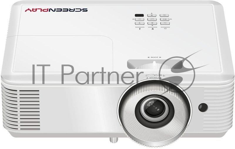 Проектор ScreenPlay INFOCUS SP226 DLP, WXGA, 4000 lm, 30 000:1, 1.541.72:1, 2xHDMI 1.4, VGA in/out, S-Video, 3.5mm in/out, USB-A, RS-232, лампа 15 000ч.(ECO mode), 10W, 27дБ, 2,9 кг, БЕЛЫЙ