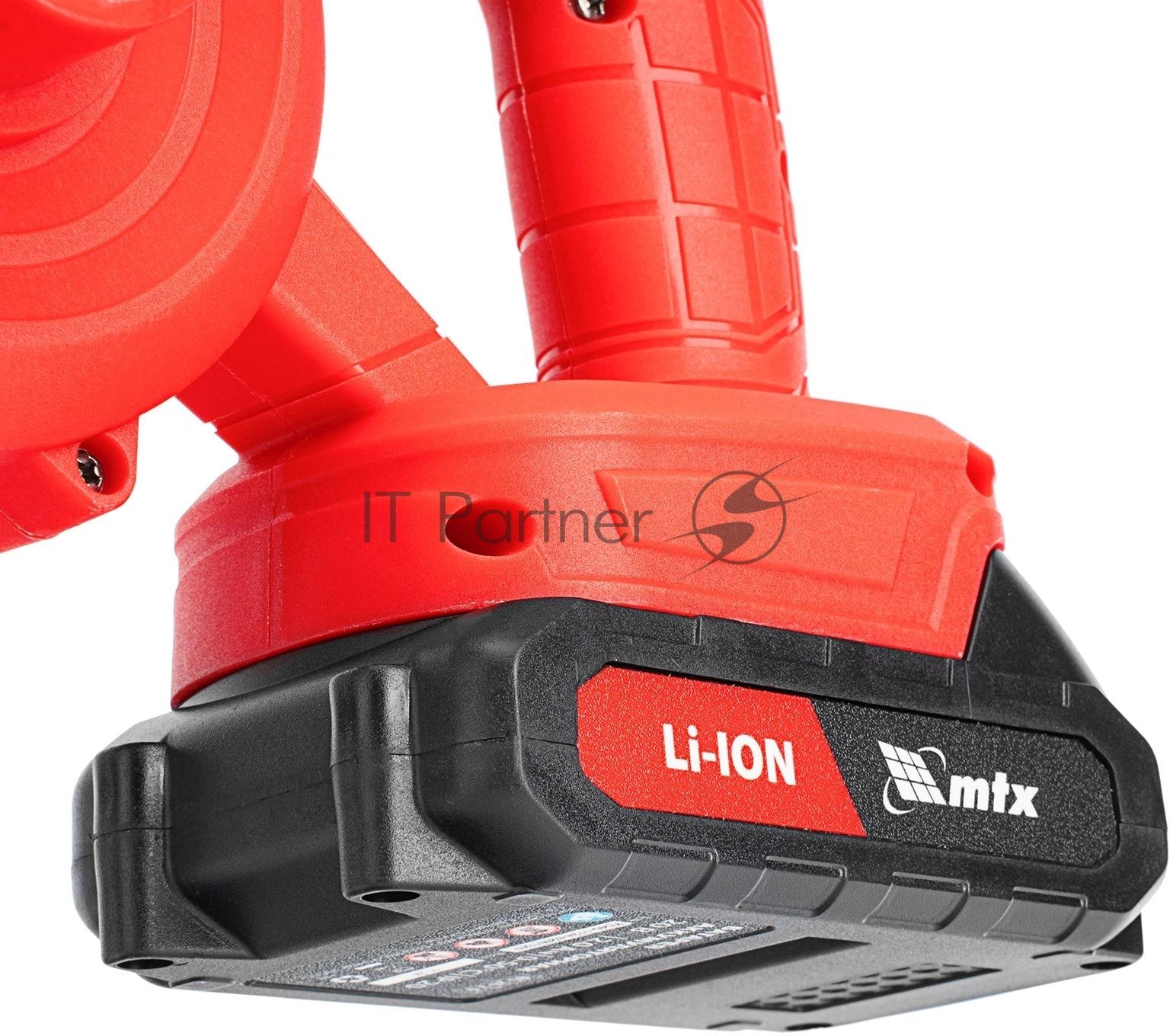 Воздуходувка-пылесос акк. портативная MTX LB-185, 35 м/с, 170 м3/ч, Li-Ion, 20 В