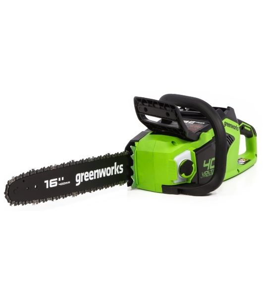 Цепная пила Greenworks GD40CS18 аккум. 1800Вт 2.4л.с. дл.шины:16" (40cm) 1аккум. 8Ач ЗУ (2005807UH)