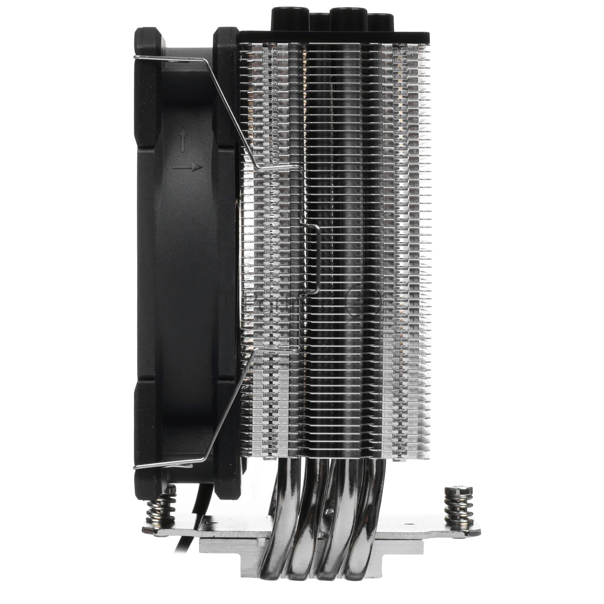 Кулер для процессора ID-Cooling SE-224-XTS BLACK BULK, алюминий/медь, 1500 об/мин, 28.9 дБ, 4 pin, 220 Вт, высота 151 мм BULK