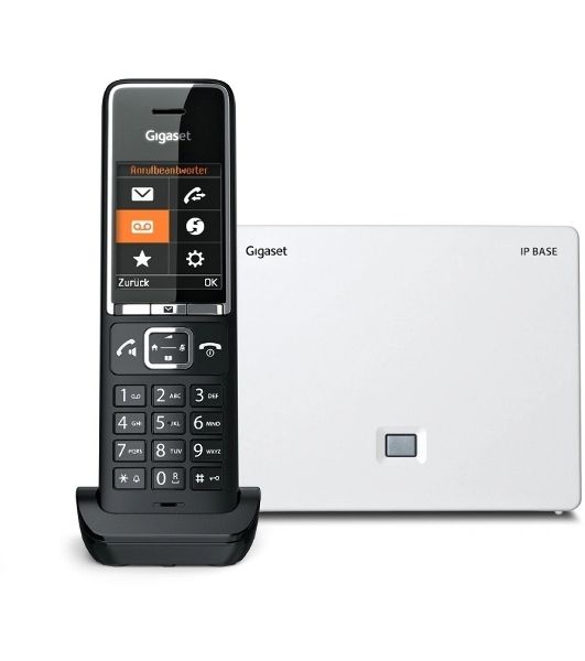 Телефон IP Gigaset Comfort 550A IP BASE Rus черный (S30852-H3037-R104)