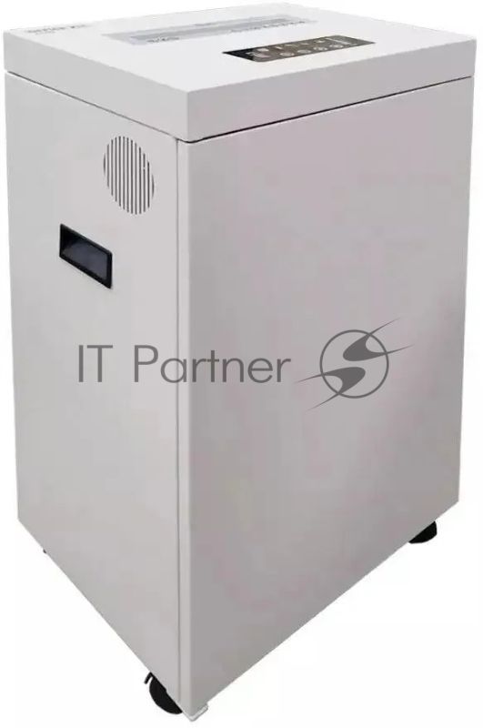 Шредер Office Kit S500 0,8x2 белый (секр.P-7) фрагменты 7лист. 50лтр. скобы пл.карты CD