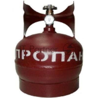 Баллон газовый стальной с вентилем баллонным Крым, 5 л