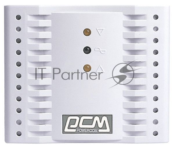 Стабилизатор напряжения Powercom TCA-1200 600Вт 1200ВА белый