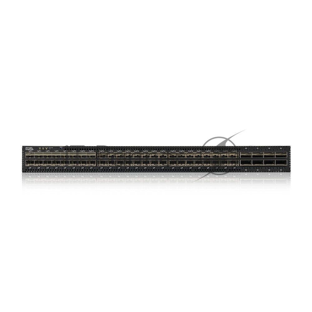 Коммутатор L3 Core Zyxel NebulaFlex Pro CX4800-56F, rack 19", 48xSFP28: 10/25G, 8xQSFP28: 100G, 2 блока питания AC в комплекте