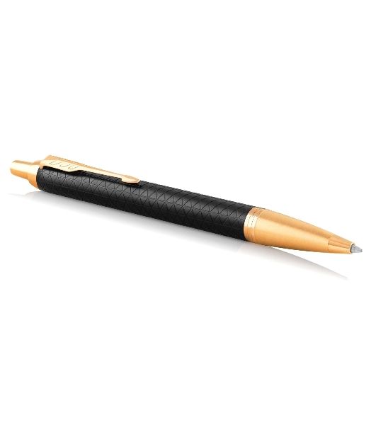Ручка шариковая Parker IM Premium K323 (CW1931667) Black GT, M, синие чернила, подарочная коробка