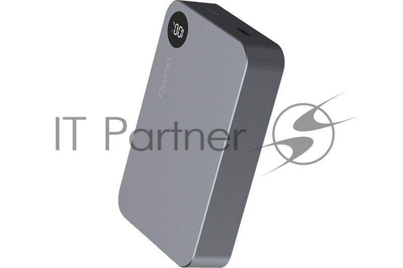 Портативный аккумулятор QUMO Future Magnetic PowerAid 10000mAh W15 темно-серый FMPA-10C-S1