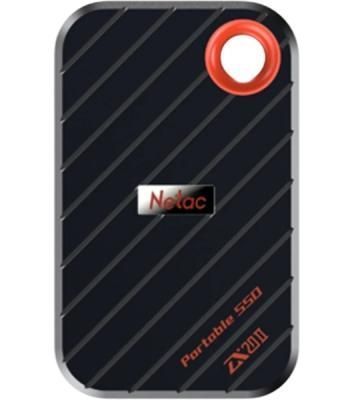 Внешний SSD Netac ZX20 II, 1TB, USB 3.2 Gen 2x2 Type-C, R/W 2000/1800, черный