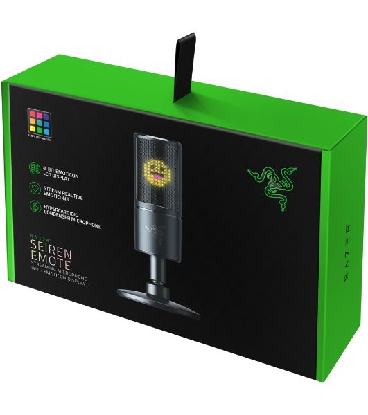 Микрофон Razer Seiren Emote Razer Seiren Emote – Microphone with Emoticons - FRML Packaging