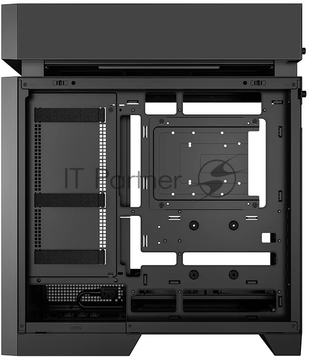 Корпус DeepCool CL660, Midi-Tower, чёрный, 2 x 120 мм