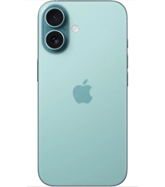 Смартфон Apple iPhone 16 A3287, 8/128Gb, бирюзовый