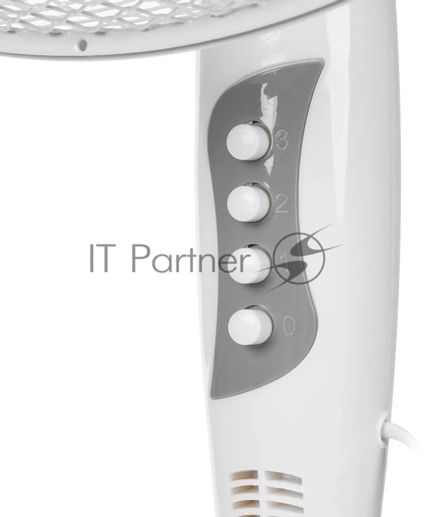 Вентилятор Scarlett SC-SF111B27 белый/серый, напольный, 40 Вт, 3 скорости, 40 см