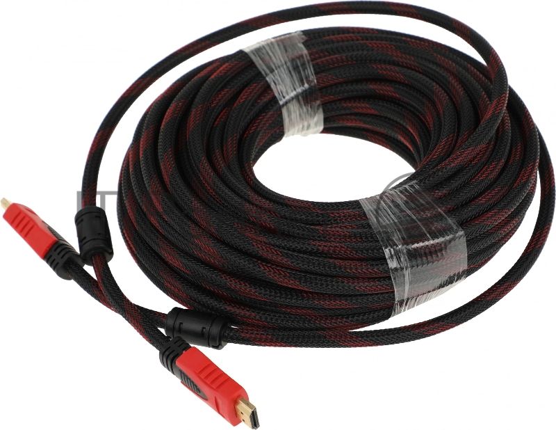 Кабель соединительный аудио-видео Premier 5-813R HDMI (m)/HDMI (m) 20м. феррит.кольца черный/красный (5-813R 20.0)