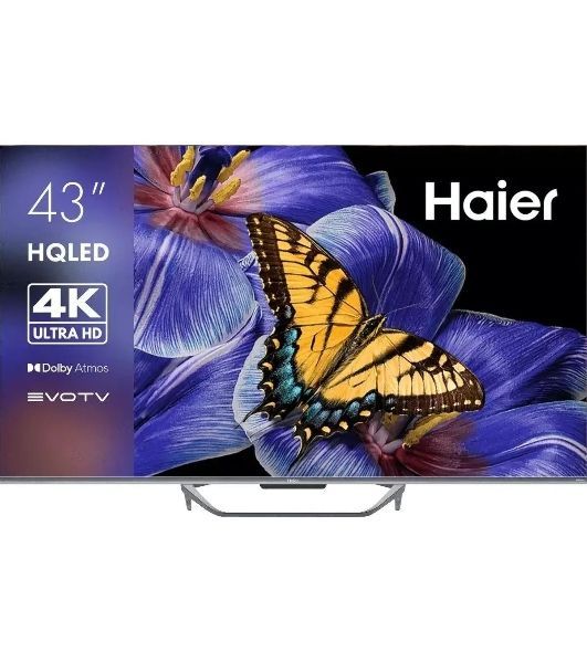 Телевизор Haier 43" DH1VYMD01RU cеребристый HQ-LED UHD 60Hz Smart TV 2GB/16GB