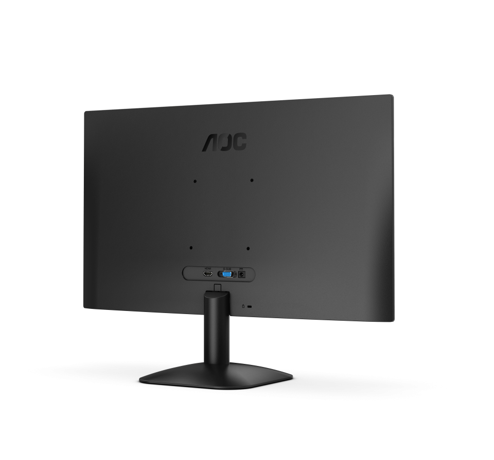 Монитор 23.8" AOC 24B31H IPS 1920x1080, 120 Гц, 4 мс (1 мс MPRT), 16:9, 300 кд/м², VGA, HDMI 1.4, 3.5 Jack, динамики (2x2 Вт), HDR10, Adaptive-Sync, черный