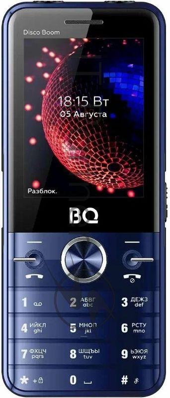 Мобильный телефон BQ 2842 Disco Boom синий/черный