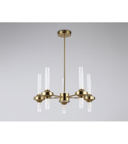 Люстра Ambrella light LH55358/10 BS/CL латунь/прозрачный G9/10 max 30W D550*690
