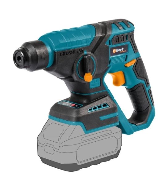 Перфоратор Bort BHD-18Li-XDK, SDS-plus, 18 В, 1,7 Дж, от аккумулятора