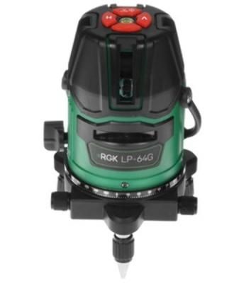 Лазерный построитель плоскостей RGK LP-64G дальность: 30/70 м, точность мм/м 1/5