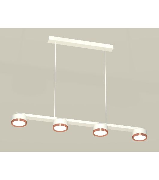 Светильник Ambrella light XB9151153/4 SWH/PPG белый песок/золото розовое полированное GX53 (C9151, N8126)