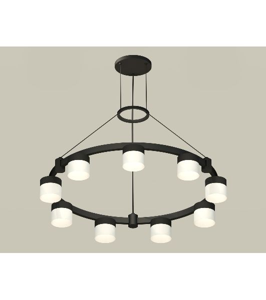 Светильник Ambrella light XR92051904/9 SBK/FR черный песок/белый матовый GX53 (A9205, C9242, N8402)