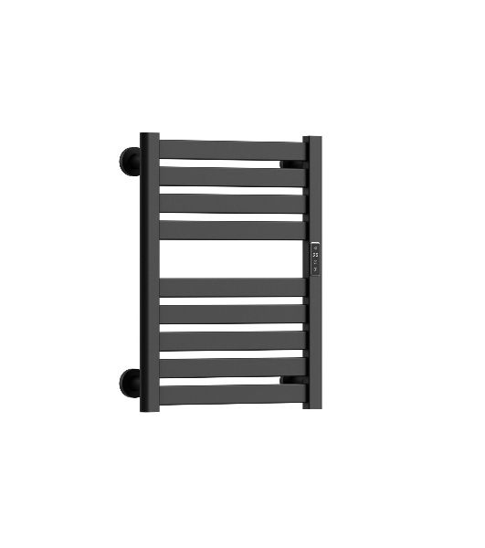 Полотенцесушитель дизайнерский электрический BAU Elite Elegant Black 60х45, подключение справа, черн